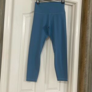 Super cute like new worn only once Lululemon legging size 8 light blue